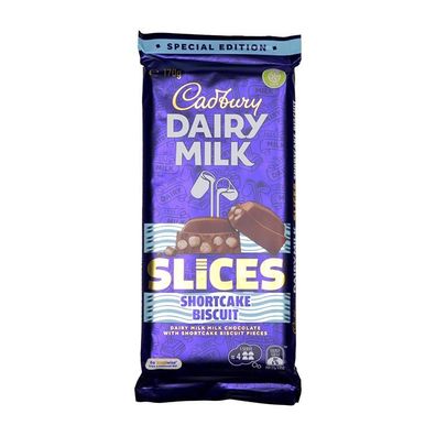 Cadbury Slices Shortcake Biscuit Schokolade - Import 170 g