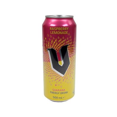 V Raspberry Lemonade Guarana Energy Drink - Australian Import 500 ml
