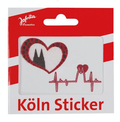 Tattoos Köln Skyline Sticker Body Face Karneval Fasching Kostüm