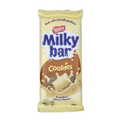 Nestle Milkybar Cookies & Cream White Choc - Import 170 g