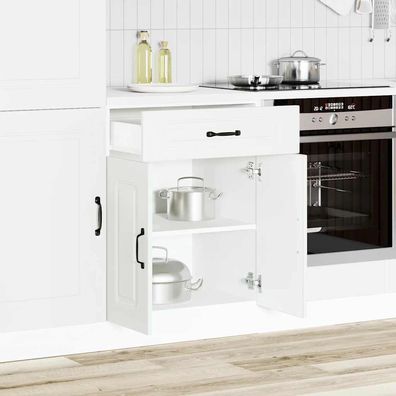 vidaXL Küchenunterschrank Kalmar Weiß Holzwerkstoff