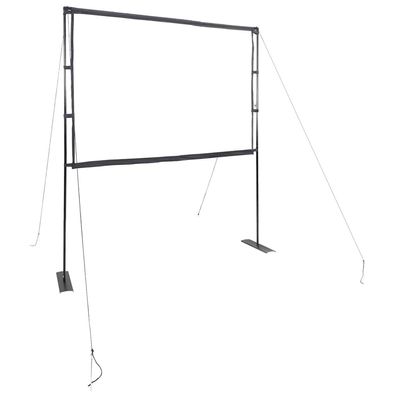 vidaXL Beamer Leinwand mit Ständer 84 Zoll 4:3