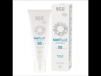 eco cosmetics Sonnenfluid LSF 50 sensitive 100ml