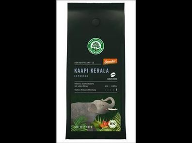 Lebensbaum 3x Kaapi Kerala Espresso, ganze Bohne 250g