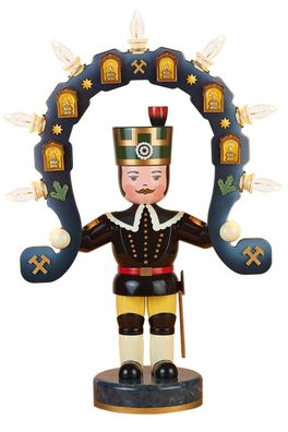 Hubrig Bergmann des Lichtes elektrisch beleuchtet (53 cm groß)