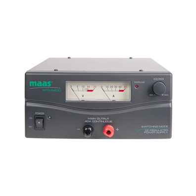 Regelbares Netzteil SPS 8400 Schaltnetzteil 3-15 V / 40 Ampere, auch 13.8 Volt DC