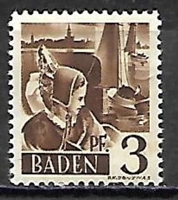 Alliierte Besetzung (Franz. Zone - Baden) postfrisch Michel-Nummer 2