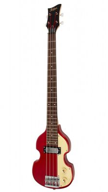 Höfner Shorty Violin Bass Rot