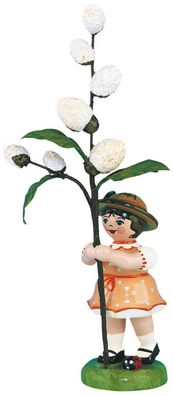 Hubrig Blumenkind Mädchen mit Maikätzchen (11 cm)