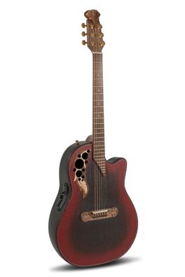 Ovation 2087GT Reverse Red Burst