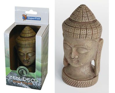 SuperFish Aquarium Zen Deko Buddha Gesicht