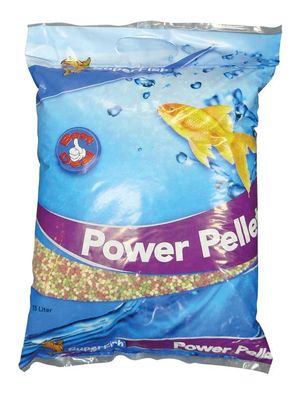 Colombo Power Pellets Koi - Goldfisch - Fischfutter für Teich-Fische - 15l