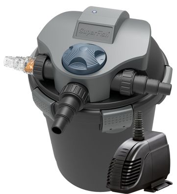 Superfish TopClear Set Druckfilter 18.000 inkl. UVC 18 Watt und Teichpumpe