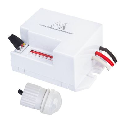 Maclean MCE32 PIR-Bewegungsmelder, mit externem Sensor, 12-24V DC 360°