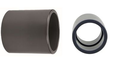 KIWA 12 bar PVC Muffe versch. Größen von 10-250mm