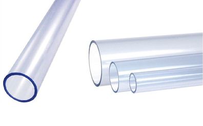Transparentes PVC Rohr 50-110mm 1 Meter