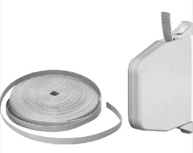 Mini-Aufschraubschwenkwickler weiß mit Gurt 5 m