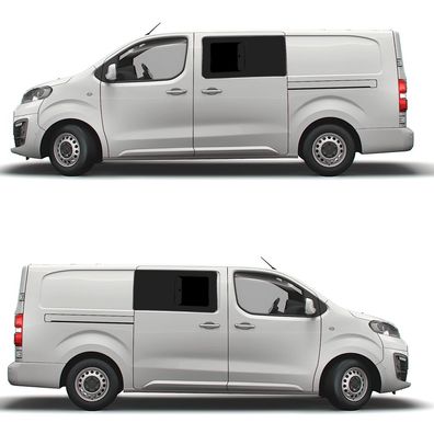 DeinVan. de Echtglas Schiebefenster für Peugeot Traveller ab 2016 L2-L3 VL