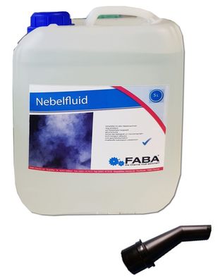 5 L Smoke Fluid Nebelfluid Nebel-Fluid für Nebelmaschine, inkl. Ausgießer