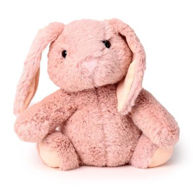 Türstopper rosa Kaninchen Plüsch 20 cm Türhalter Dekoration mit Glitzer NEU