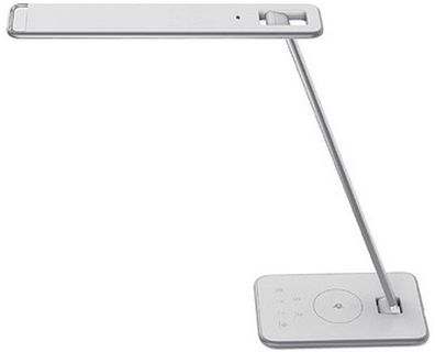 UNiLUX LED-Tischleuchte JAZZ, weiß / metallgrau