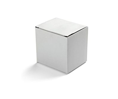 Geschenkbox Premium Maxibriefkarton 100x100x100 mm beidseitig WEISS NEU