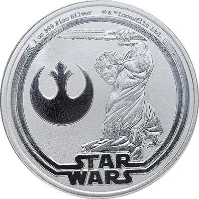 Niue 2025 - Luke Skywalker (Star Wars) - 1 Oz Silber