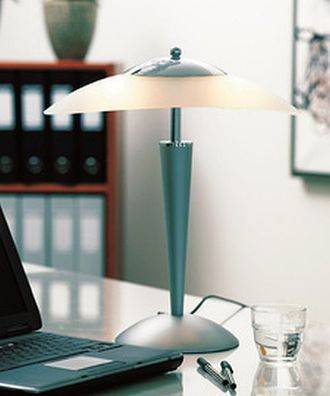 UNiLUX LED-Schirmleuchte Cristal, silber