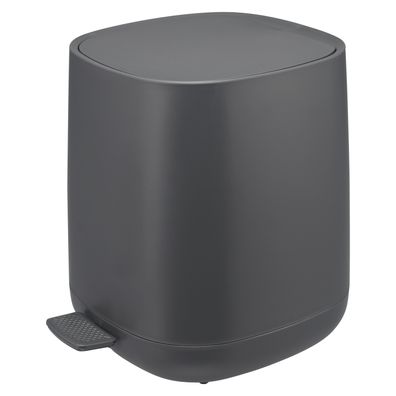 Treteimer aus Kunststoff, 5 Liter, Softclose, grau