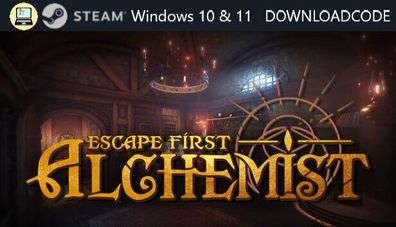 NEU PC Computer Spiel Escape First Alchemist für Windows 10 11 STEAM Game Key