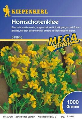 Kiepenkerl Hornschotenklee 1kg, exzellente Bienenweide, robust & trittfest