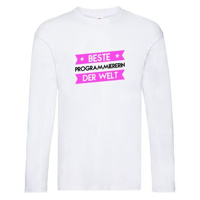 Beste Programmiererin | Software Entwickler Long Sleeve Weiß