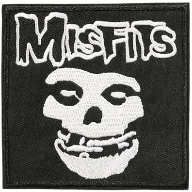 Misfits Patch - Totenkopf Aufnäher 8,5 × 8,5 cm