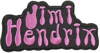 Jimi Hendrix Patch - Rock Aufnäher 9,2 × 4,5 cm