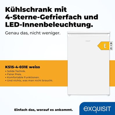 Exquisit KS15-4-031E weiss