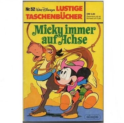 Lustige Taschenbücher Walt Disneys Comicheft Micky immer auf Achse Nr 52 von 1978