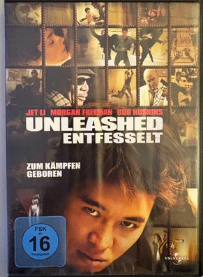 DVD-Unleashed-Entfesselt-Jet Li, Morgan Freeman, Bob Hopkins-FSK16