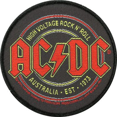 AC/DC Patch - High Voltage Ø9cm
