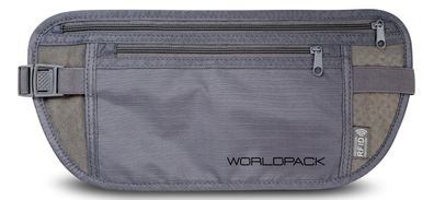 Worldpack RFID-Sicherheits-Hüfttasche * hellgrau