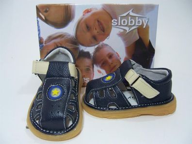 slobby Ki. Sandalette geschlossen navy/beige