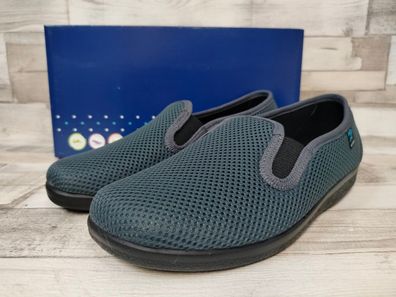 Fly Flot Herren Hausschuh Wabenmuster grau