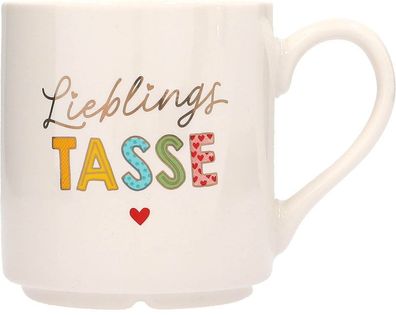 Lieblingsbecher Motiv Nr. 34, Tasse Henkeltasse mit Spruch, 300 ml