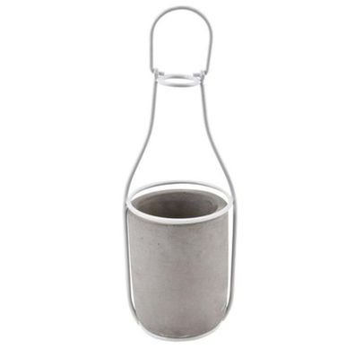 Topf hängend Modern Design Steinguss Metall 28x10x9cm 1 St
