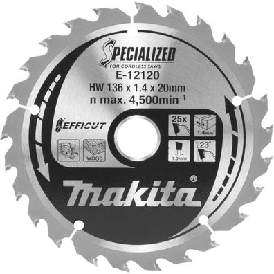 Makita E-12120 Efficut Sägeb.136x20x25Z