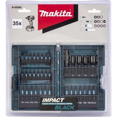 Makita B-66880 Impact Black Bit-Set 35-tlg