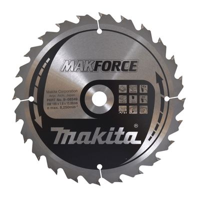 Makita Kreissägeblatt, Makforce 185 x 15,88 mm • 24 Zähne