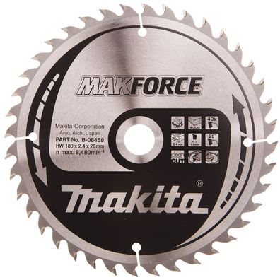 Makita Kreissägeblatt, Makforce 180 x 20 mm • 40 Zähne
