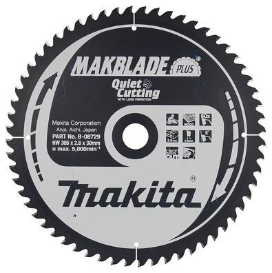 Makita Kreissägeblatt, Makblade PLUS 305 x 30 mm • 60 Zähne