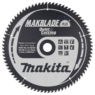 Makita Kreissägeblatt, Makblade PLUS 305 x 30 mm • 80 Zähne