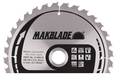 Makita Kreissägeblatt, Makblade 250 x 30 mm, 32 Zähne